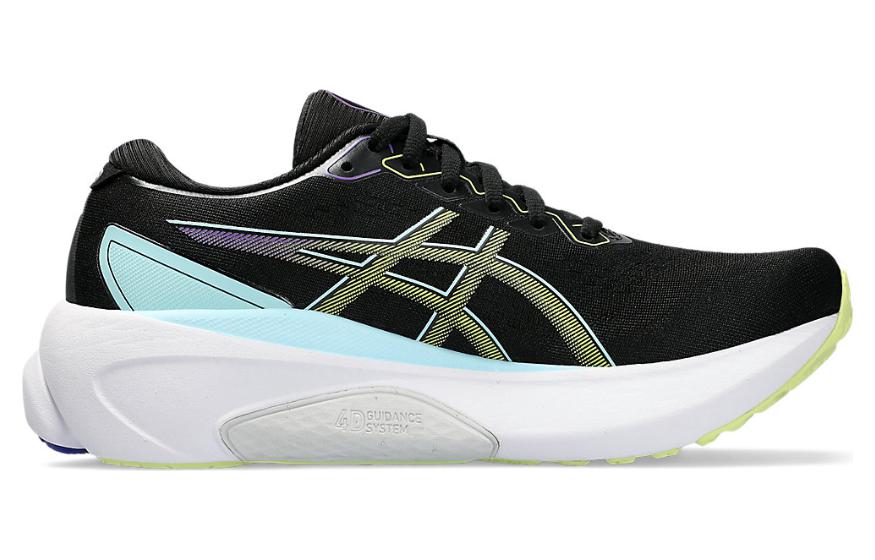 Asics Gel Kayano 30 Black Glow Yellow Women's 1012B357-003
