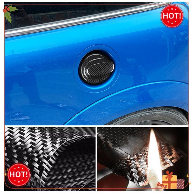 Durable-For Mini Cooper S JCW R56 R57 R58 R59 R60 2007-2013 Dry Carbon Fiber Gas Tank Fuel Tank Cap Cover Accessories