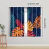 2pcs   spring summer Curtains Tropical plant pattern Art Digital Print Drapes Versatile Fabric Room Decor for Bedroom   Office