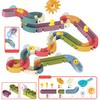 25Pcs Baby Shower Track Toy Set - Cute Duckling Bath & Educational Toy