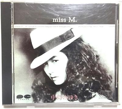 CD MIYUKI NAKAJIMA - Miss M D32A0131 Japan ObiJapanese Pop/Rock Used
