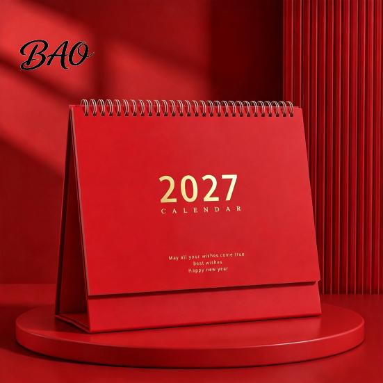 Large Daily Schedule Organizer Desk Calendar 2026-2027, Oct 2026-Dec 2027 14-Month Calendar, Business Planning Tools Desktop for Planning, Organizing
