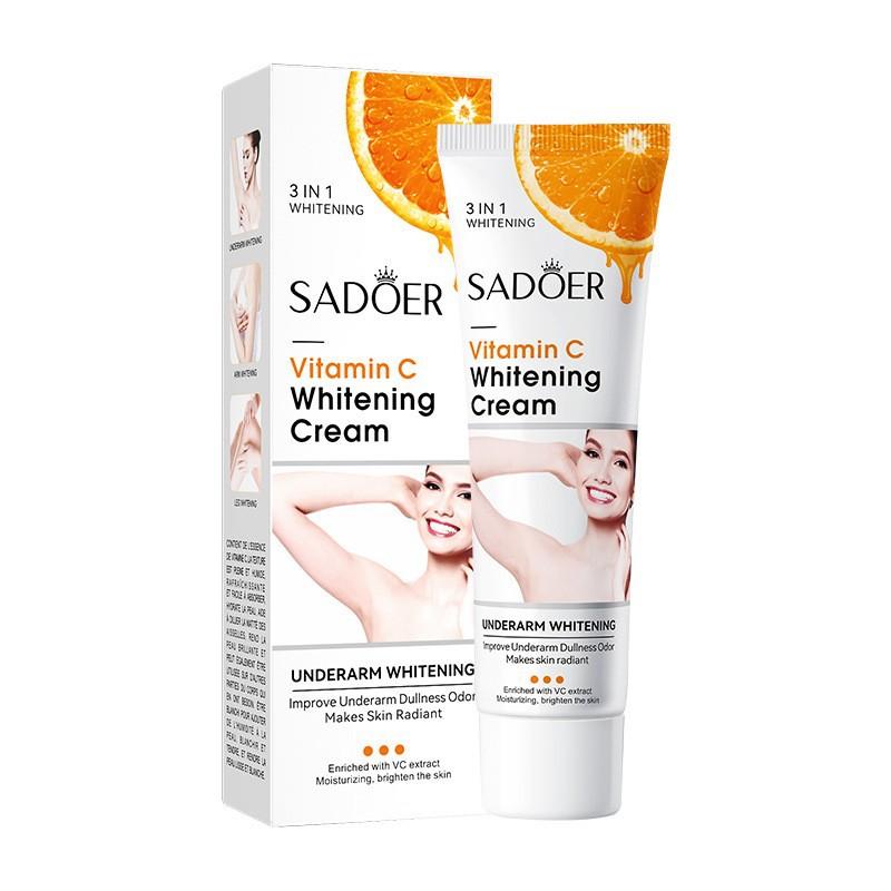 

SADOER Vitamin C Underarm Whitening Cream Moisturizing Delicate Whitening Body Lotion
