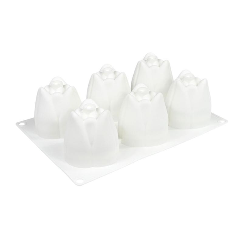 Multiuse Food Grade Silicone Tulips Molds Ideal For Romance Dessert DIY Crafts Holiday Celebration And Baking Accessories