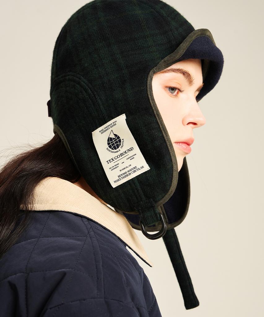 Hwaiteusaenjeu Purple Label Tgr Wool Trooper Hat Embler