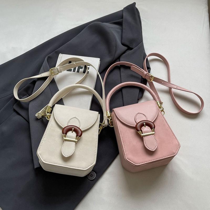 High-end Bags for Women 2024 New Fashion Horseshoe Buckle Handbags Popular One-shoulder Cross-body Small Square Bag