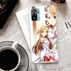 Anime Sword Art Online SAO Cover For Xiaomi Redmi Note 14 13 12S 12 11 Pro Plus Phone Case 11S 10S 10 11E 11T 14Pro 13Pro Print