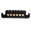 Guitar Bridge Tailpiece Replacement Vintage Style Aluminum Alloy Copper 6 String Electric Guitar Stop Bar Black