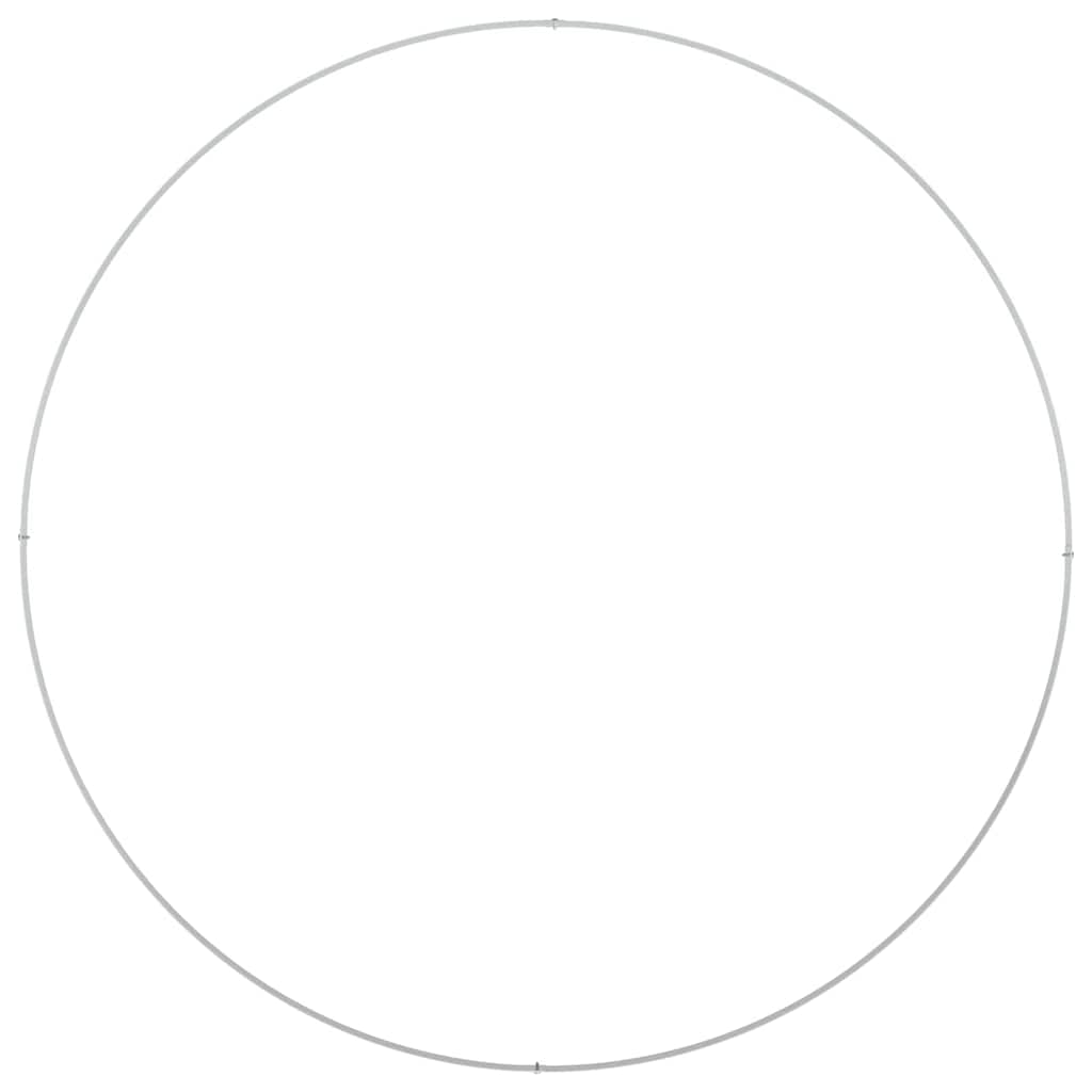 Plant Ring White 120 X 120 X 20 Cm Cold Rolled Steel