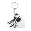Jungle Animal Cartoon Keychain - Cute PVC Epoxy Pendant for Car Keys
