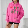 Women's Loose Comfortable Casual Fashion Character Printed Hooded Long Sleeve Sweatshirt