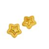 GEMCHIC Women's Vintage Gold Star Stud Earrings Stainless Steel Fashion Jewelry