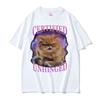 Certified Unhinged Funny Cat Meme T Shirts Unisex Womens Summer Trending Short Sleeve T Shirt Casual 100 Cotton Oversized Tshirt