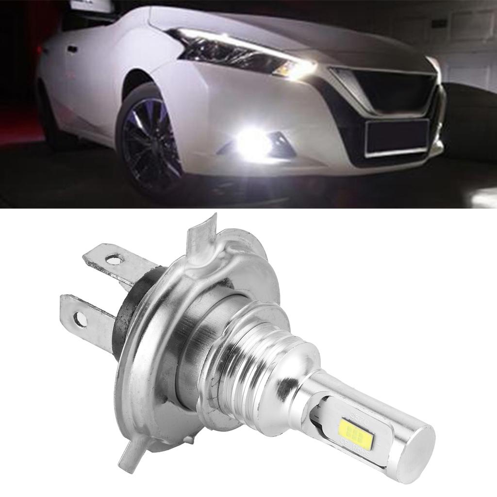 Headlight Fog Lamp LED Bulb Chip for Motorcycle Car WH4 Plug 80W DC 12V 24V(White 3000K )