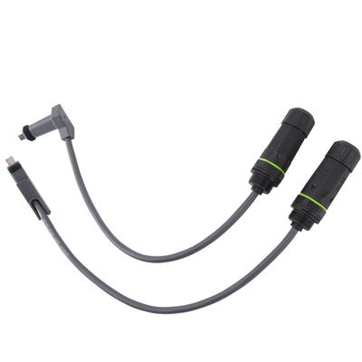 2 Stück SPX-Stecker auf RJ45-Stecker Adapter IP68 Wasserdichter Ethernet-Kabeladapter für Gen 2 Dish