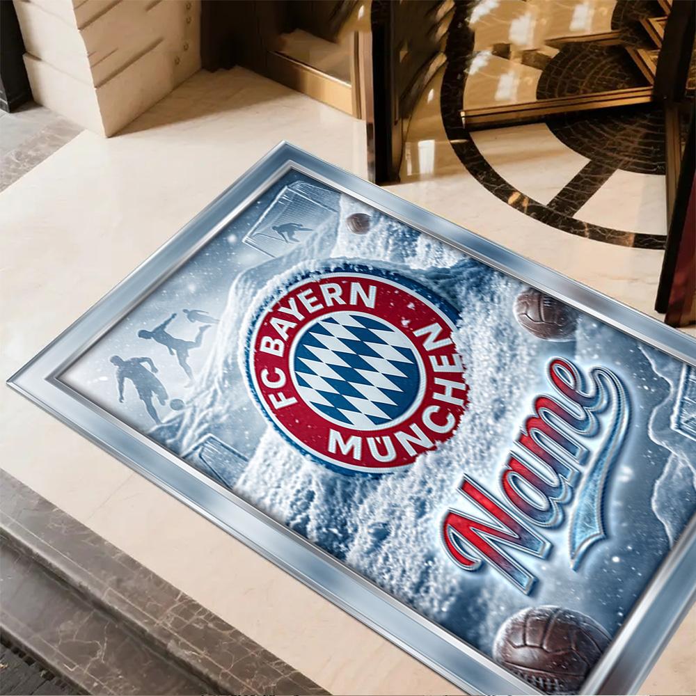Fc Bayern Munich Glory Carpet Perfect for Entryway Hallway Game Room Foyer Anti-slip Rug Anime Office Decor Best for Christmas