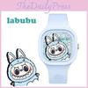 Stylish Cartoon Labubu Silicone Quartz Watch For Students And All Ages