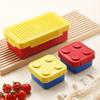Portable Children Bento Lunch Box Creative Diy Building Blocks Sealed Salad Box Food Container Dinnerware