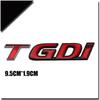 3D Metall T GDI Auto Kofferraum Aufkleber Für ix25 Tucson Shengda Modifiziertes High-End Abzeichen
