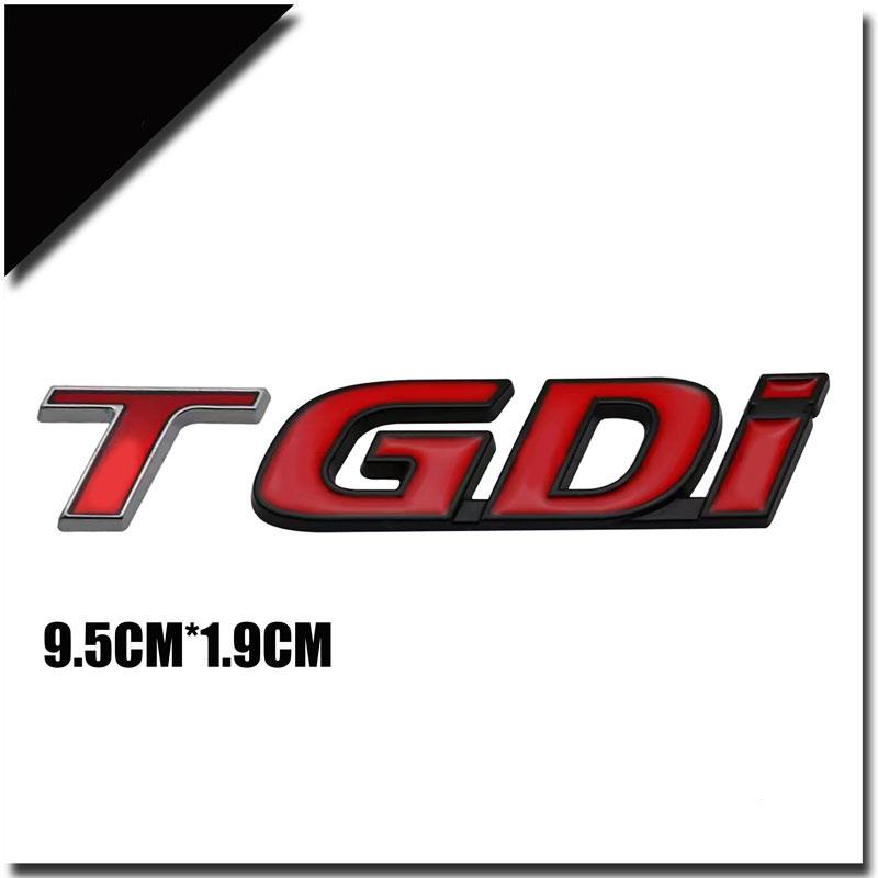 3D Metall T GDI Auto Kofferraum Aufkleber Für ix25 Tucson Shengda Modifiziertes High-End Abzeichen