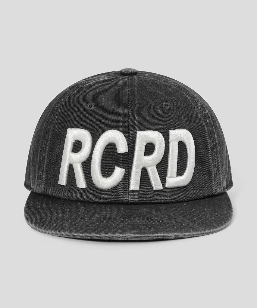 SLOW RECORD HOUSE Vintage Washed Rcrd Cap_Charcoal