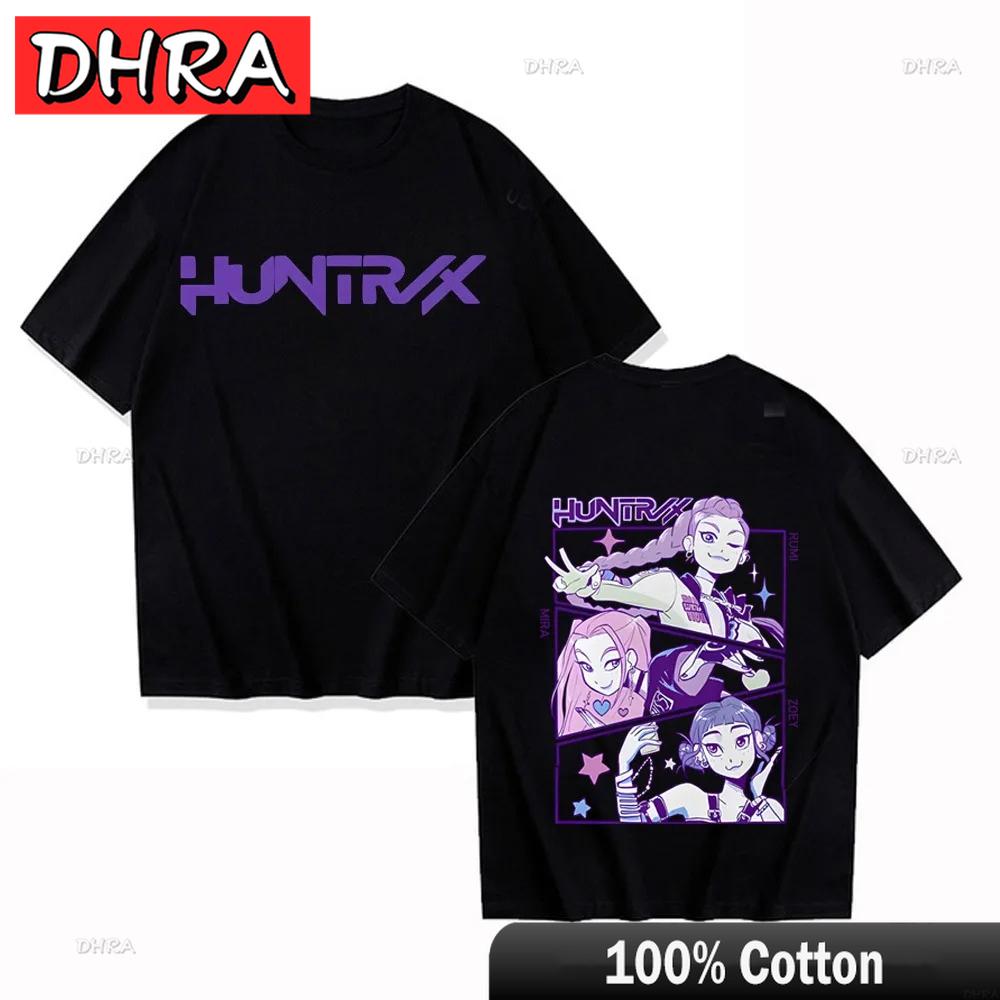 Cute K-pop Demon Hunters Rumi Mira Zpey Film Graphic T-Shirt Men Women Harajuku Y2k Tops Fashion Casual Sweatshirt Unisex Tees