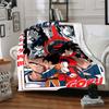 1pc Vegeta, Goku Blanket Lightweight Flannel Blanket Throw Blanket For Sofa, Bed, Travel, Camping, Livingroom, Office, Couch