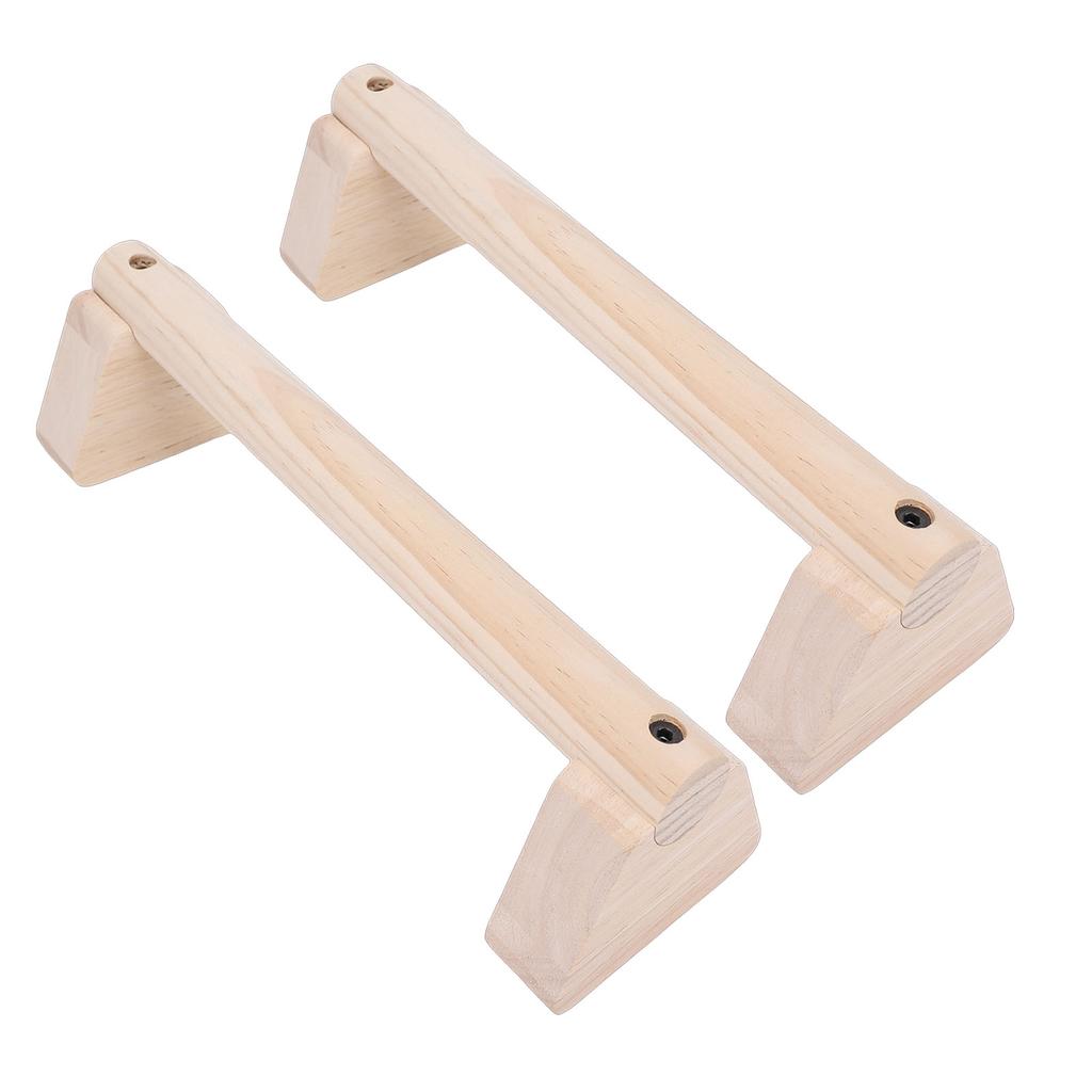 Barras de Flexión de Madera con Base Antideslizante Soporte para Práctica de Pino Manual para Fitness en Casa Entrenamiento 30 cm / 11,8 pulg.