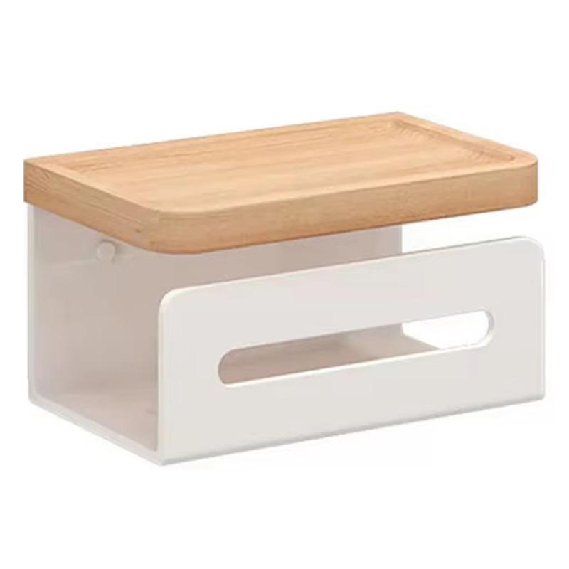 A20F-Wall Mounted Toilet Tissue Roll Holder With Self Screw For Storage, Ideal For Bathroom, Kitchen, And Bedroom