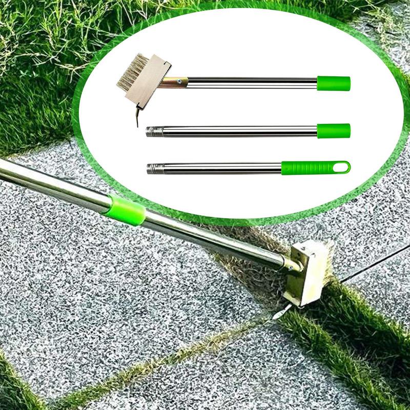 Crevice Weeder Wired Grout Grass Cleaner Brush Heavy Duty Moss Grout Remover Tool Crevice Cleaning Scrubber For Deck Patio