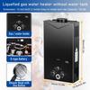 Tankless Water Heaters 4.21GPM 16L, Outdoor Portable Gas Hot Water Heaters, Fast Constant Temperature Water Heaters, Portable Water Heaters with