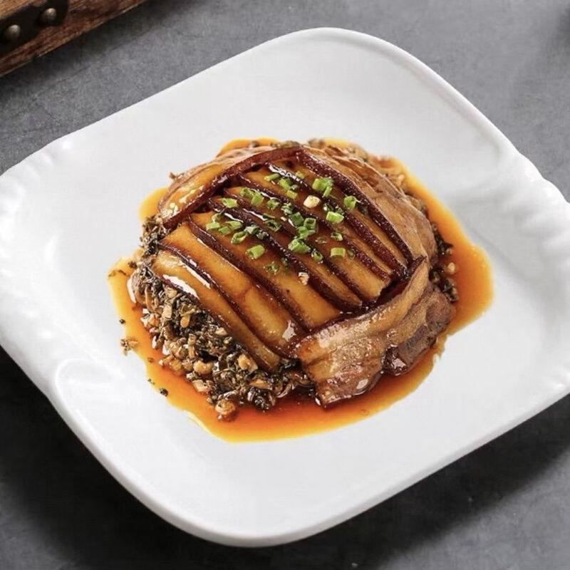 European Style Square Ceramic Dinner Plate
