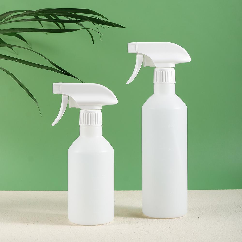 

1pc 350ml Or 500ml Empty White Spray Bottles White Refillable Reusable Cleaning Sprayer Hand Press Spray Container Opaque Empty 350mlPlastic