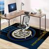1 Stück Fußballteam-Design Teppich - Rutschfest, Weich & Gemütlich Fußmatte für Wohnzimmer, Schlafzimmer, Büro - Dekoteppich für Innen/Außen