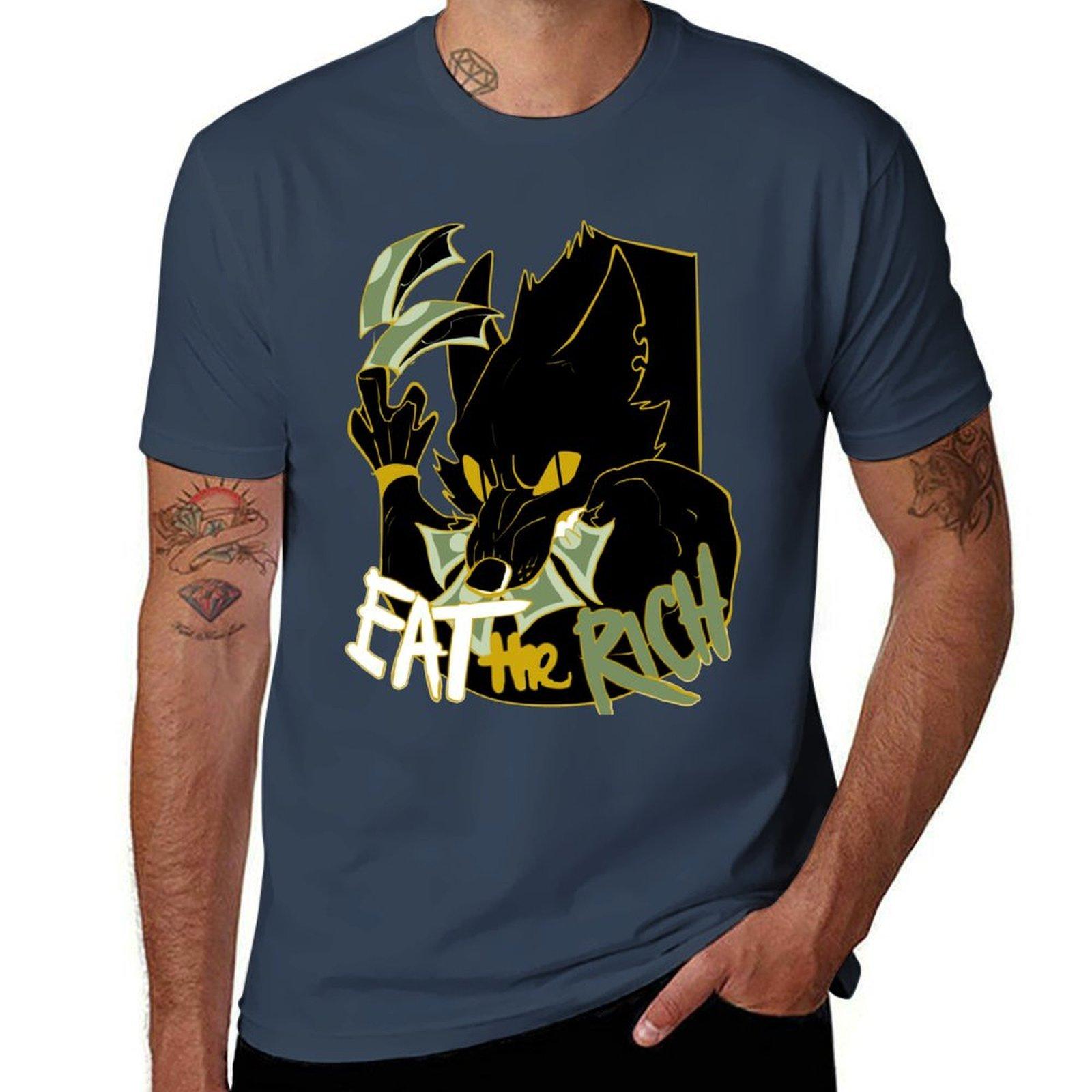 Eat The Rich Tshirt Athletic Fit Sports Short Sleeve Top S