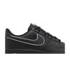 Nike Air Force 1 '07 'Black White Outlined Swoosh' (Unisex) Black / Black / White Skateboard Shoes DV0788 002