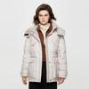 Women's Fashion Hooded Mid-Length Down Jacket