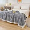 A Tapestry Blanket Polyester Wool Blanket Thickened Warm Leisure Office Nap Blanket Soft Breathable Bedspread Bedclothes