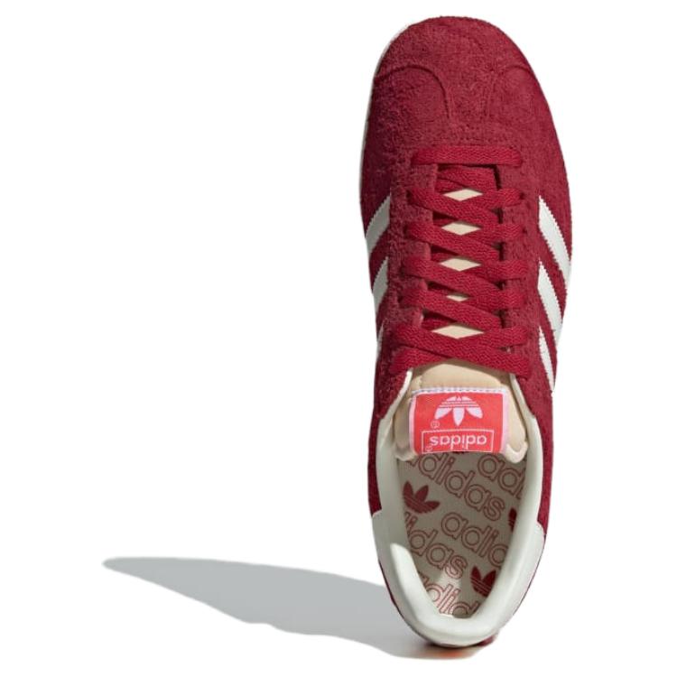 Adidas Gazelle Victory Red Unisex Sneakers Team-Victory-Red Off-White Cream-White IF9652