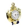 Anchored In Time Solid Brass Wall Clock - Nautical Maritime Themed Home Decor Gift D0-TFEI-MTY0