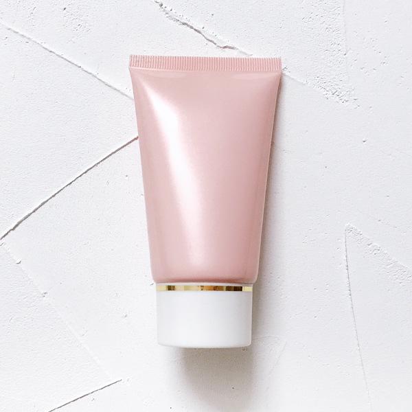 Pearlescent Pink 60ml PE Soft Tube for Facial Cleanser & Makeup Remover Gel
