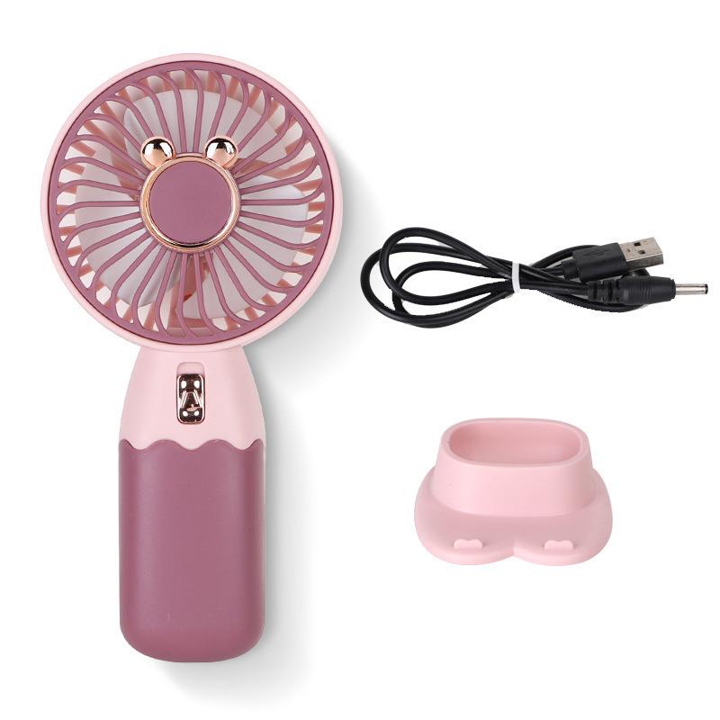 Handheld Mini USB Rechargeable Fan - Portable Gift for Students & Dorms