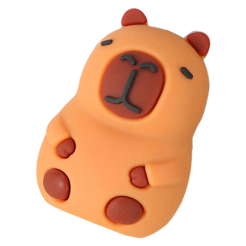 Handspitzer aus Kunststoff, manueller Bleistiftspitzer, niedlicher Capybara-Bleistiftspitzer, Bleistiftschneidwerkzeug