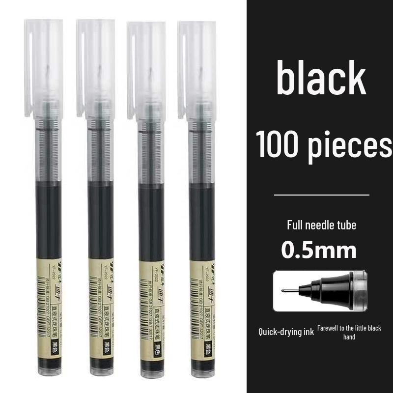 Black 0.5mm Bullet Tip Pen for Students and Office Use