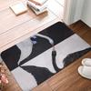 Decorative Bird Crane Swan Doormat for Entryway Hallway Floor Mat Modern Stylish Animal Runner Indoor Outdoor Mat 40x60cm