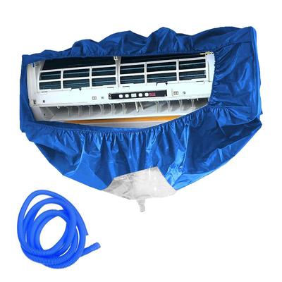 Split AC Cleaning Kit Air Conditioner Washing Cover with Drainage Hose Conditioning Unit Maintenance Equipment for Apartment