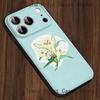 White Lily C-Cookie Phone Case For iPhone 15,16,17,13,14,11,12,Pro,Max,Plus,E,Air,Mini Protect Shell