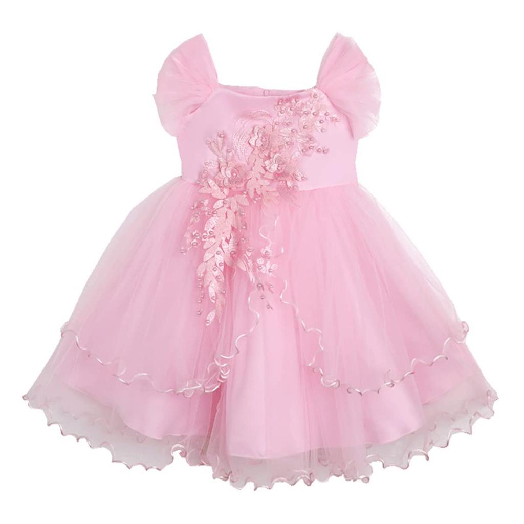 Karwavyi Princess Junior Dress for Perfect for School Entrance and Kindergarten Entrance Ceremonies Kids' Dress, Embroidered, Girls, Weddings,