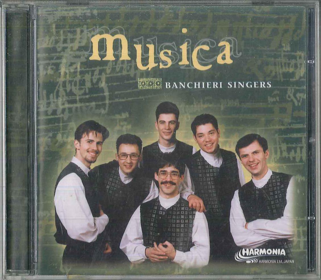 

CD BANCHIERI SINGERS - Musica HASF1003 HARMONIA Япония Классика Б/У