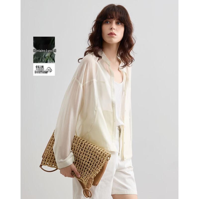 Demana Women s Lightweight Lyocell Blend Round Neck Blouse XL